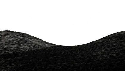 A serene hand-drawn sketch of a person practicing yoga on a mountaintop at sunrise, conveying tranquility and mindfulness