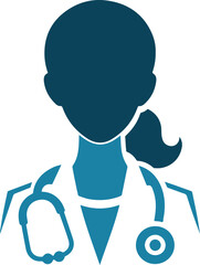 doctor with stethoscope vector