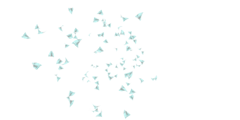 50 Indian rupee notes bundle flying in different angles and orientations isolated on black background