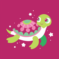vector turtle art free download