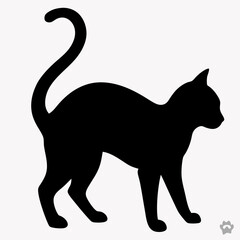 black cat silhouette
