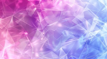 Abstract Geometric Background with Pink and Blue Tones