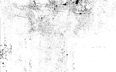 Grunge black and white pattern. Grunge overlay texture effect. Scratches grunge urban background texture vector.