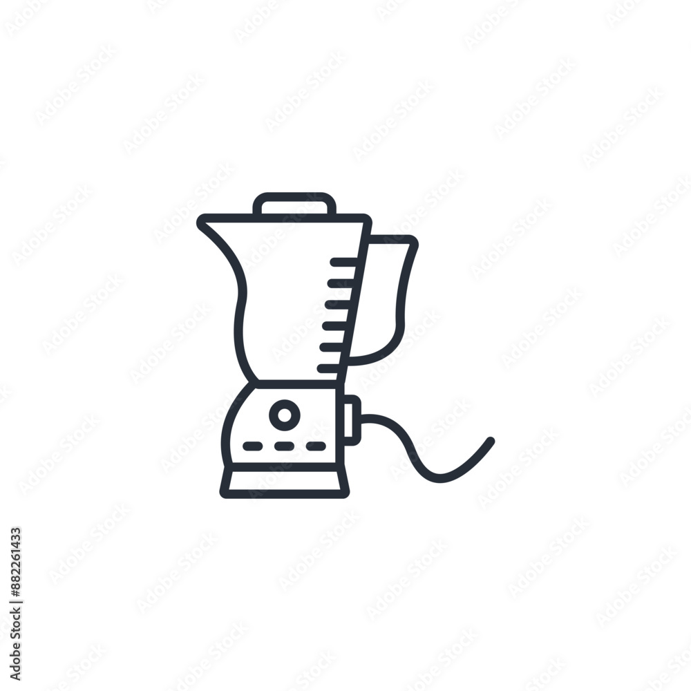 Poster blender icon. vector.editable stroke.linear style sign for use web design,logo.symbol illustration.
