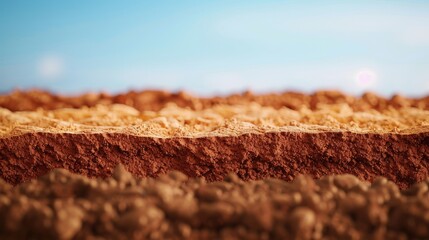 Soil texture classification showing sand, silt, and clay proportions