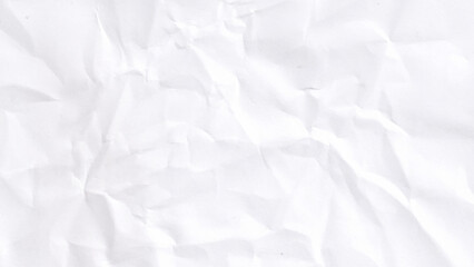 Clean paper, wrinkled, abstract background vector. White paper crease or crumpled texture.