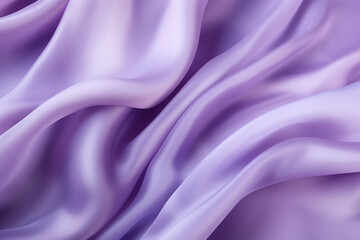Obraz premium Processed collage of smooth elegant wavy lilac violet satin silk cloth fabric texture. Background