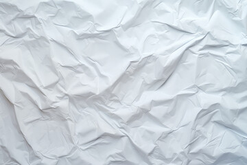 Obraz premium Processed collage of crumpled white paper sheet texture. Background for banner, backdrop or texture