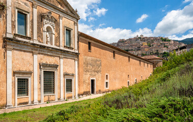 The marvelous Certosa di Padula, monastic complex and Unesco world heritage site in the province of Salerno, Campania, Italy.