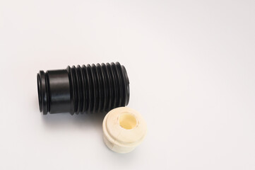 the protective cover of the shock absorber of the car.