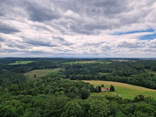 The Bastei is a rock formation rising 194 metres (636 ft) above the Elbe River in the Elbe...