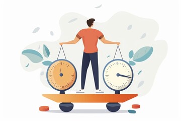 Balancing personal life and job, struggling with priorities.