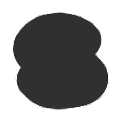 手描きのゆるい抽象的な形 - シンプルでかわいい背景･あしらいの素材 - organic shape