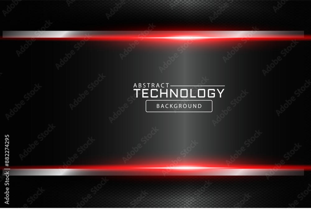 Poster red curve on a white background vector