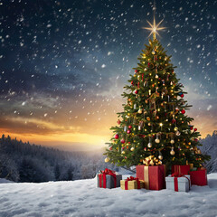 Christmas market in the city