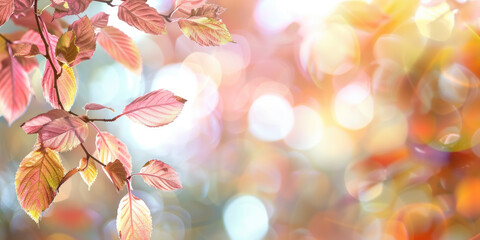 Fototapeta premium Autumn colorful background, fall backdrop