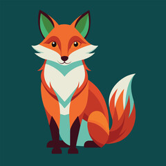 vector fox art free download.