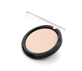 Stylish compact highlighter on white background