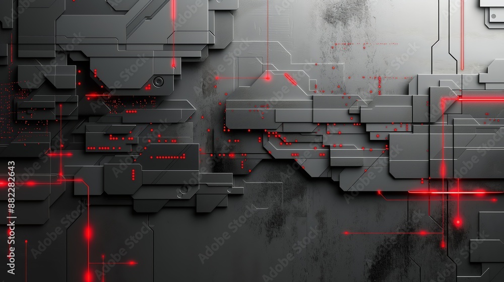 Fototapete abstract structure circuit computer technology business background