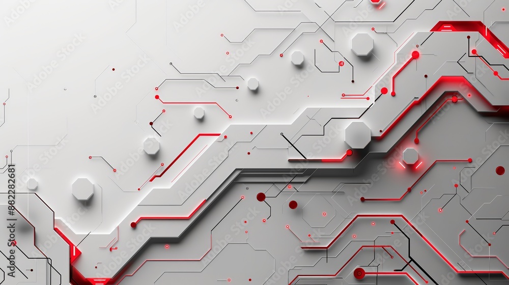 Aufkleber abstract structure circuit computer technology business background