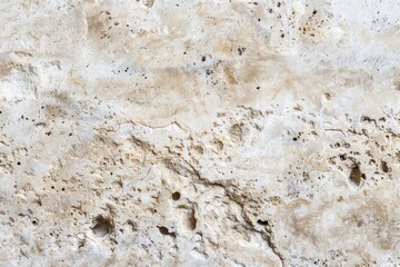 Naklejka premium Travertine Background. Close-Up of Beige Stone Texture for Abstract Design Element