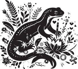 Animal Newt Vector art new 2024 