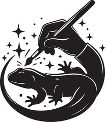 Animal Newt Vector art new 2024 