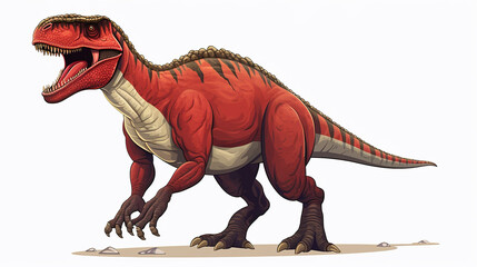 Fototapeta premium Dinosaur Tyrannosaurus Rex on the background