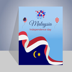 Obraz premium Malaysia independence day is on 31 August every year