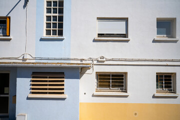 facade detail architecture old window building frame