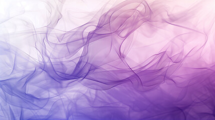 Fototapeta premium Lavender to white gradient background, transparent fabric waves design