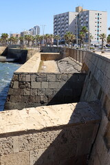 Akko Israel 05/26/1924. Ancient city - port on the shores of the Mediterranean Sea