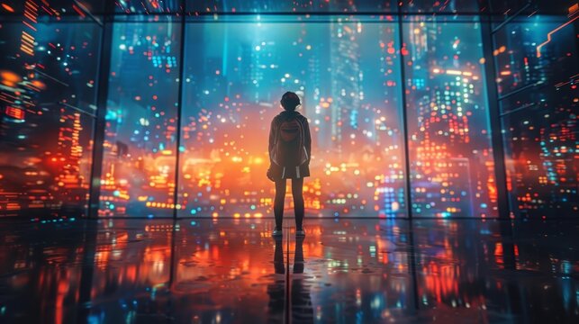 A farewell event with a personalized gift for the departing employee, memorable token, appreciative colleagues