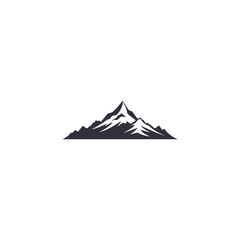 mountain logo silhouette vector illustrations