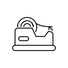 Adhesive Tape icon design with white background stock illustration