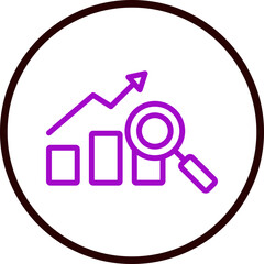 Research Vector Line Purple Circle Black