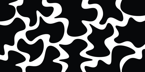 Modern liquid irregular blob shape. Black cube drops simple shapes vector. Liquid blob shapes pattern background. Graphic element curved background. Stone background. Organic pattern background