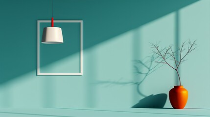 Architectural detail of a modern university campus building with a simple, yet colorful facade, promoting academic innovation. Illustration, Image, , Minimalism,