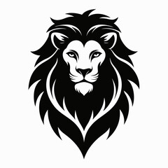 Modern lion angry head vector