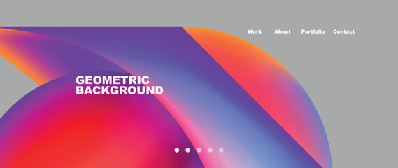 Dynamic flowing shapes concept design composition. Vector Illustration For Wallpaper, Banner, Background, Card, Book Illustration, landing page