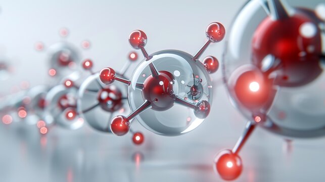 Abstract image of CO2 molecules being captured and stored underground, highlighting carbon capture and storage technology. Illustration, Image, , Minimalism,