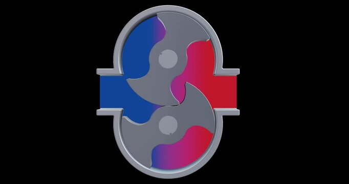 Two lobe pump animation; Positive displacement simulation