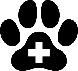 Fototapeta premium 動物病院のロゴマーク（animal hospital logo）