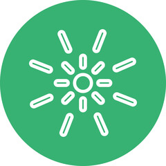 Flare Vector Line White Circles Multicolors