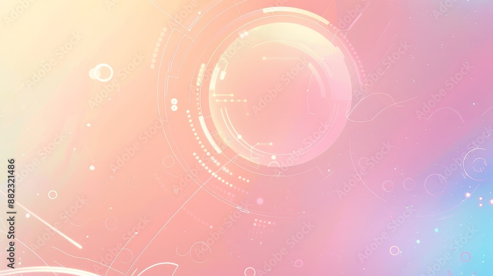 Poster abstract pastel digital background - a digital abstract background with pastel colors and geometric 