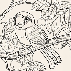 Obraz premium Pelican - A Bird On A Tree Branch