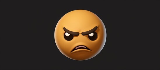 Angry Emoji Vector.