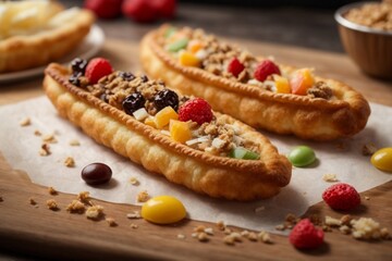 BeaverTails: Fried dough pastries stretched to resemble a beaver's tail, often topped with various sweet toppings.

