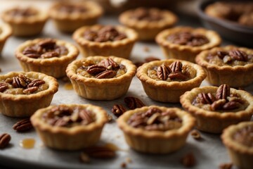 Butter Tarts: Small, flaky pastry tarts filled with a gooey, buttery filling often containing pecans or raisins.

