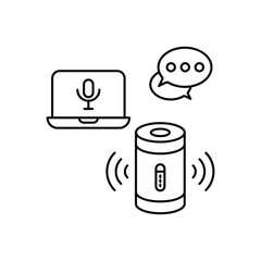Smart Speaker vector icon